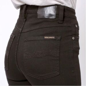 Nudie Jeans - High Waisted Black Skinny Jeans